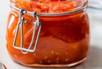 Tangy Homemade Tomato Relish Recipe for Sandwiches & Grilled Meats
