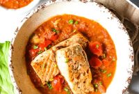 Pan-Seared Salmon with Tomato Basil Bruschetta Sauce
