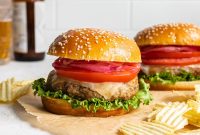 Crispy Air Fryer Turkey Burgers That Stay Juicy