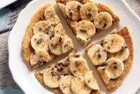 Peanut Butter and Banana Breakfast Pizza Recipe for Brunch