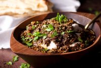 Za’atar Labneh with Crispy Fried Garlic Recipe