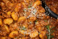 Gnocchi with Classic Bolognese Sauce
