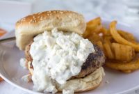 Greek-Style Turkey Burgers with Tzatziki and Feta