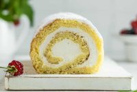 Classic Vanilla Swiss Roll Recipe — Light Sponge Cake Roll