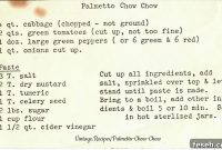 Palmetto Chow Chow: Classic Southern Pickled Relish Recipe