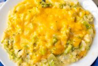 Slow-Cooker Broccoli and Cheddar Rice Casserole