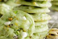Chewy Pistachio Cookies with a Soft, Buttery Center