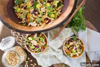 Crispy Thai Crunch Salad with Peanut-Lime Dressing