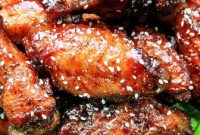 Crispy Spicy Baked BBQ Chicken Wings Recipe