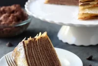 Decadent Chocolate Ganache Crepe Cake Recipe