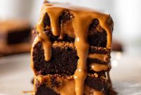 Decadent Biscoff Swirl Brownies with Cookie Butter Filling