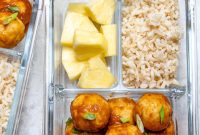 Sweet and Sour Chicken Meatballs | Meal Prep Recipe for Clean Eating