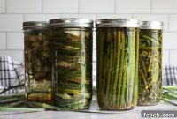 Crisp Pickled Garlic Scapes: Tangy Jarred Recipe for Spring