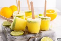 Frozen Margarita Popsicles Recipe for Adults: Sparkling Cocktail Treat