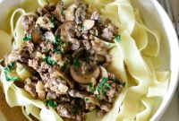 Ground Beef Stroganoff from Scratch (No Canned Soup)