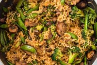 Sticky Teriyaki Noodles with Sesame and Scallions