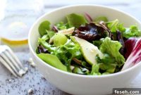 Pear and Goat Cheese Bistro Salad Recipe for Entertaining