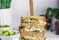 Tuna and Cucumber Sandwich (No Mayo)