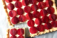 Plum Tart with Honey-Ginger Mascarpone Filling