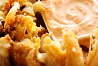 Crispy Blooming Onion with Tangy Dipping Sauce Recipe