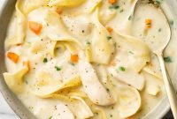 Creamy Chicken Noodle Soup Recipe for Comforting Weeknight Meals