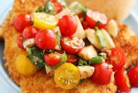 Crispy Parmesan Chicken Cutlets with Fresh Tomato‑Mozzarella Salad