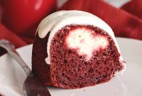 Red Velvet Bundt Cake with Cream Cheese Filling Recipe