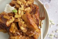Caramel Apple Cinnamon Rolls with Gooey Glaze