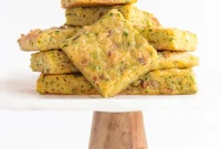 Classic Savory Zucchini Slice Recipe with Cheese and Herbs