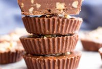 3-Ingredient Chocolate Peanut Butter Fudge Cups