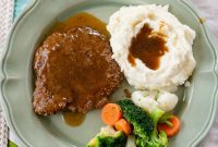 Slow Cooker Cube Steak with Savory Gravy Recipe