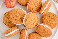 Oatmeal Pumpkin Sandwich Cookies — Spiced Cream-Filled Treats