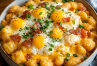 Hearty Tater Tot Breakfast Casserole Recipe