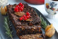 Porcini and Red Wine Nut Roast with Gluten-Free Vegan Jus