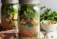 Thai Mason Jar Salad Recipe for Meal Prep and On-the-Go Lunch