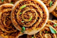 Spiced Vegan Kachori Pinwheels — Savory Indian Snack Recipe