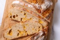 No-Knead Cheesy Sourdough Bread Recipe