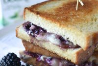 Blackberry and Boursin Grilled Cheese Sandwich Recipe