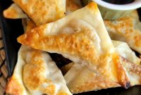 Crispy Homemade Wontons with Savory Dipping Sauce
