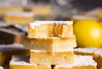 Triple-Lemon Bars with Buttery Shortbread Crust
