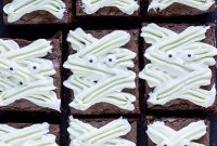 Mummy Hazelnut Brownies Recipe: Spooky Chocolate Halloween Treat