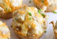 High-Protein Sausage and Cheese Muffins Recipe