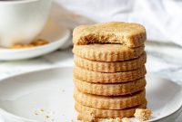 Chewy Brown Sugar Shortbread Cookies Recipe