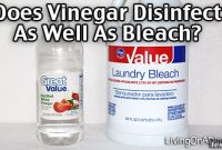 Can Vinegar Disinfect Surfaces as Effectively as Bleach?