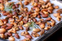 Sweet-Spiced Rosemary Roasted Nuts Recipe for Snacking