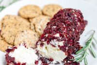 Cranberry and Goat Cheese Log Recipe for Holiday Appetizers