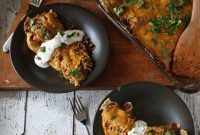 Zesty Black Bean Enchiladas with Jalapeño Crema