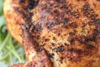 Crispy Air Fryer Rotisserie-Style Whole Chicken