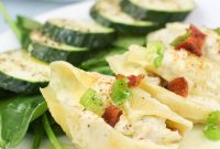 Crab-Stuffed Shells Recipe with Creamy Garlic Herb Filling