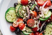 Classic Greek Cucumber and Tomato Salad Recipe